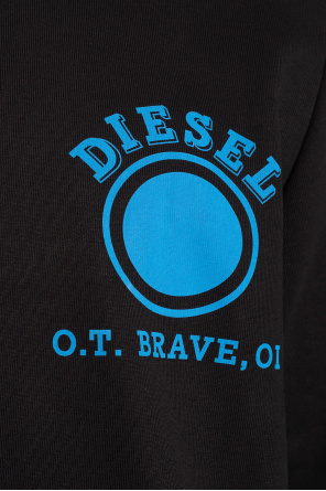 Diesel Bluza z logo ‘S-GINN-HOOD’