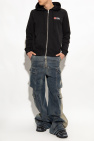 Diesel BLACK ‘S-GINN-HOOD-ZIP-DIV’ hoodie