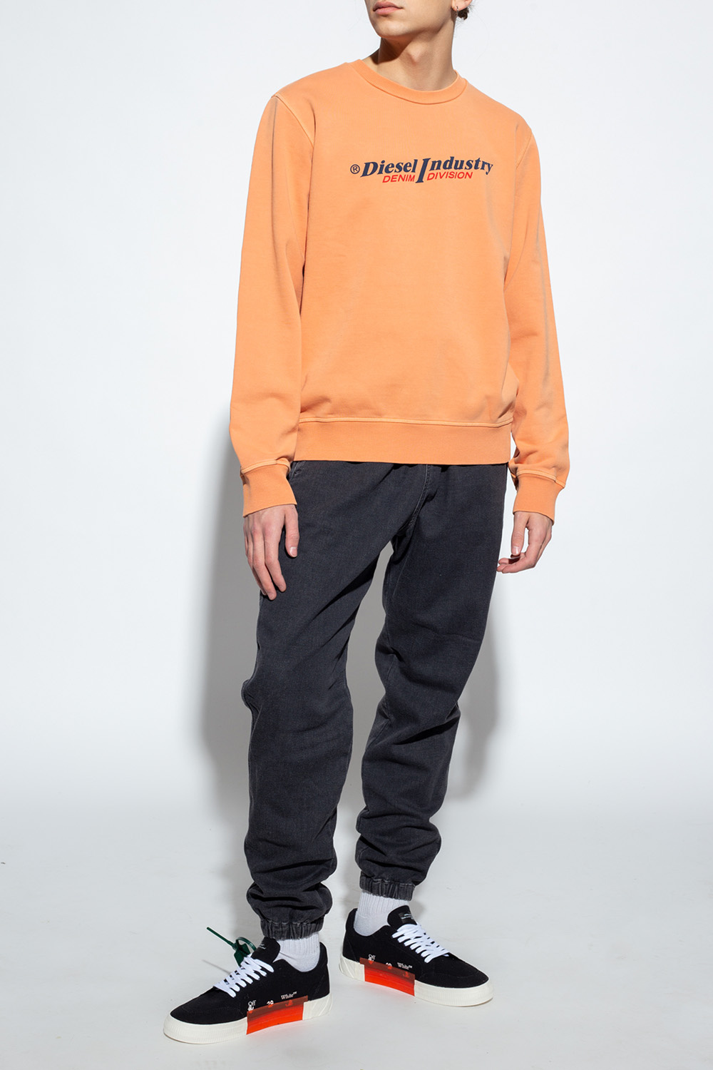 Orange ‘S-Ginn-Ind’ sweatshirt Diesel - Vitkac GB