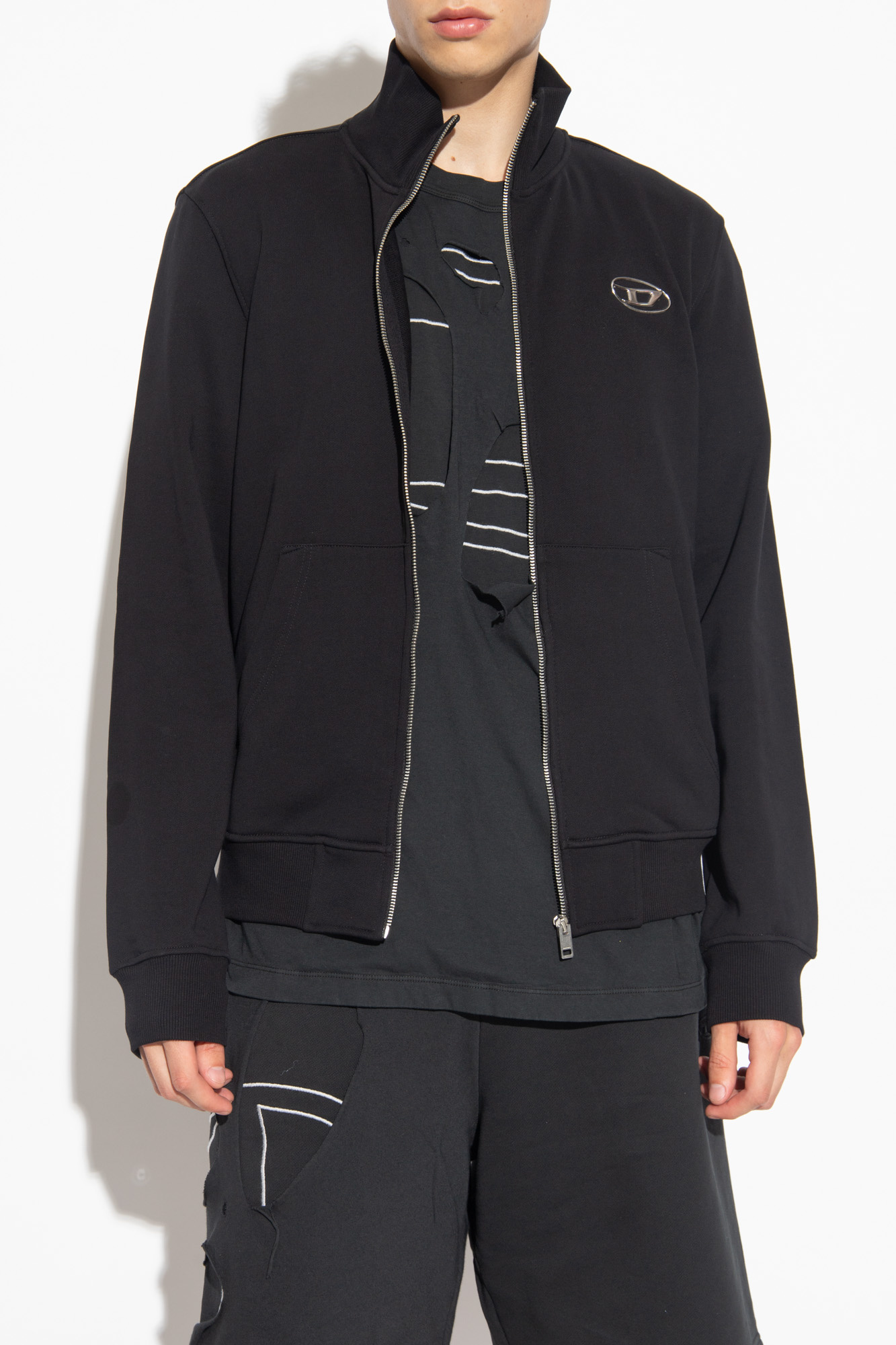 Diesel ‘S-GINNI-ZIP-OD’ Full sweatshirt