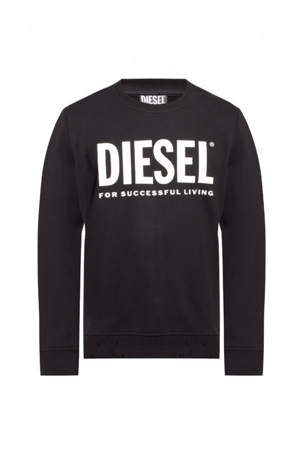 Diesel slim-cut leather shirt