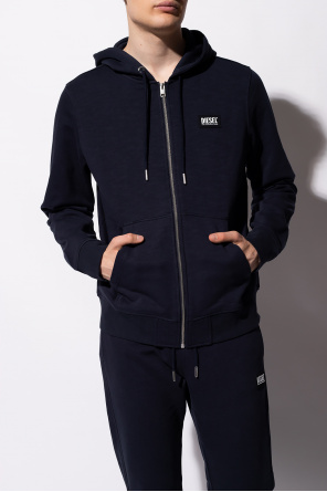 Diesel Logo-patched fila hoodie