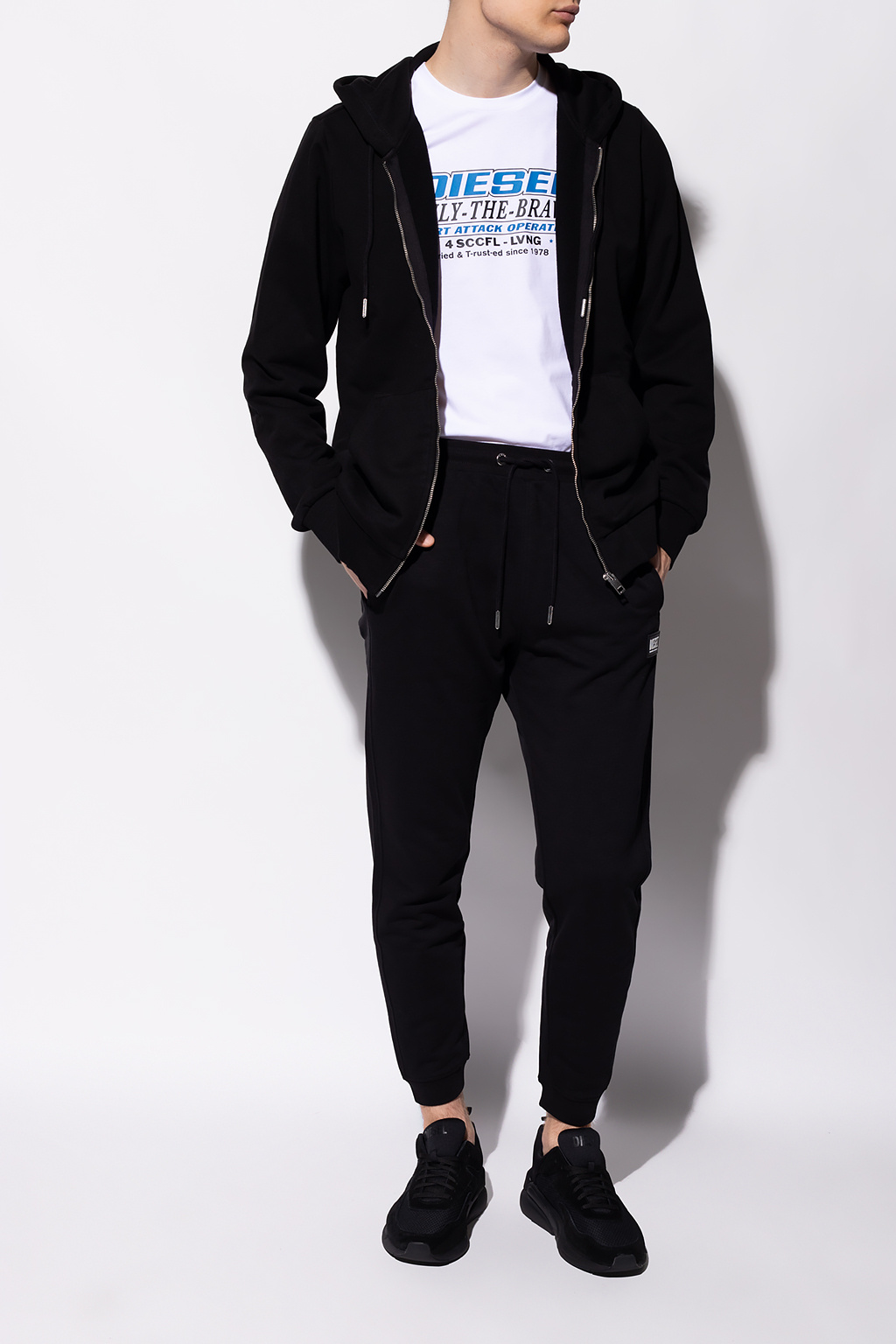Diesel Zip-up hoodie | Men's Clothing | Vitkac