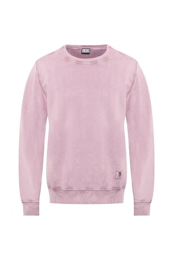 Diesel Relaxed comfort meets classic style with the ® Lived In Lounge Crew Fleece sweatshirt