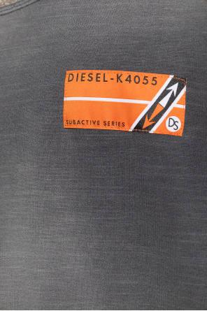 Diesel 'Calvin Klein Performance central logo t-shirt in safari rose