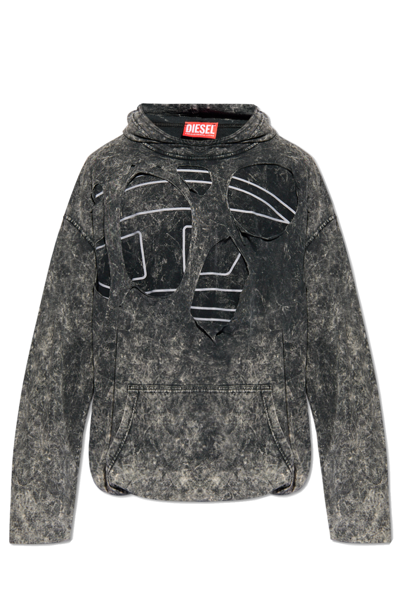 Diesel ‘S-MAR-PEELOVAL’ hoodie with logo