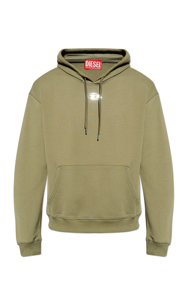 Sweatshirt with "S-NORM-HOOD-IOD" logo od Diesel