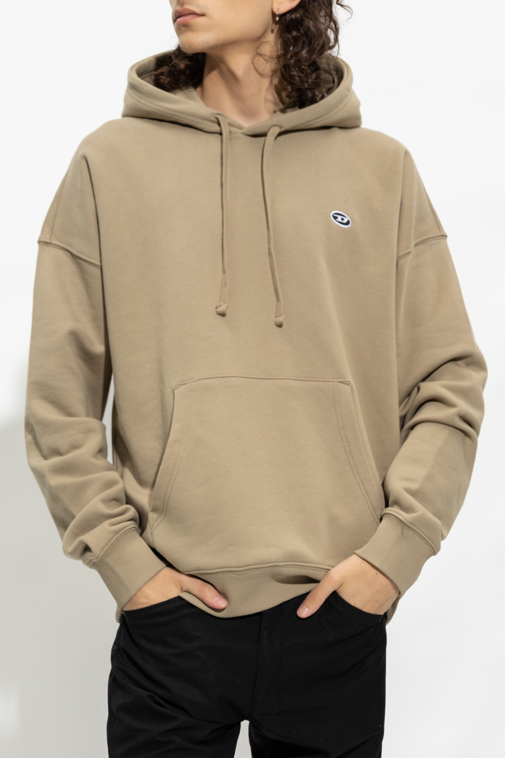 Diesel ‘S-ROB’ Tape hoodie with logo