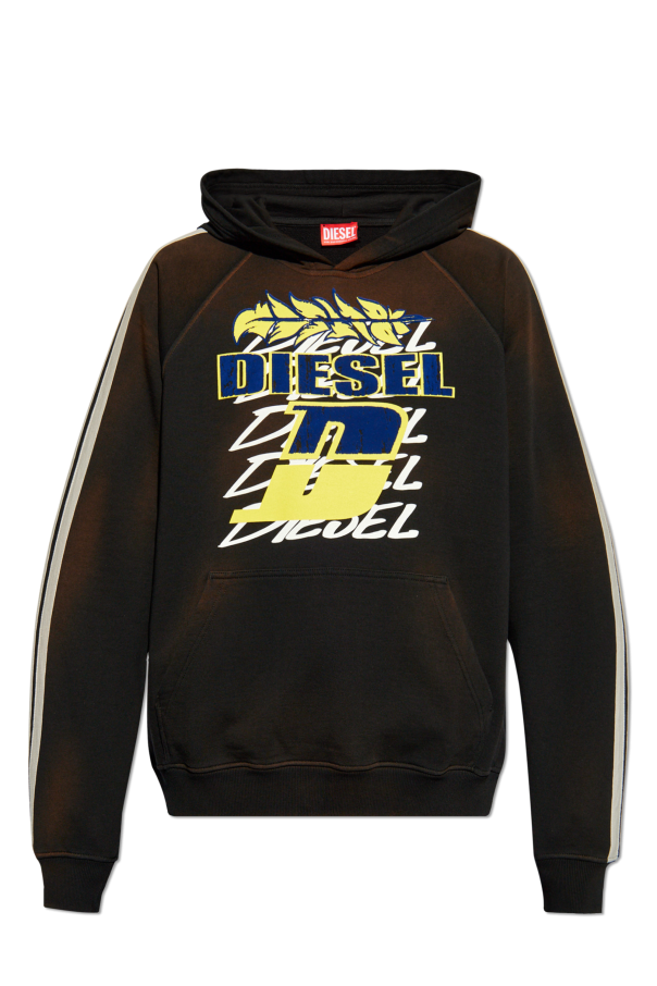 Diesel Sweatshirt `S-ROXT-HOOD-STRIPE`