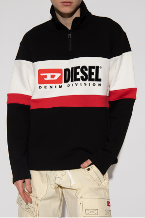 Diesel ‘S-Saint-Division’ sweatshirt with standing collar