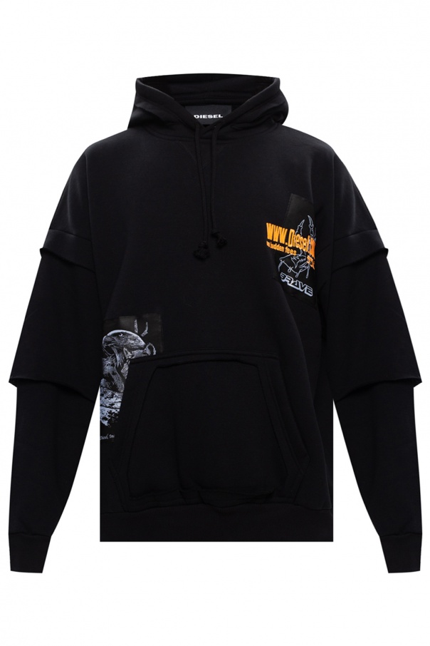 diesel hoodie wit