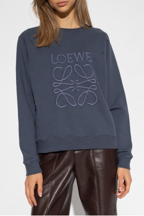 Loewe loewe shawl collar shearling jacket