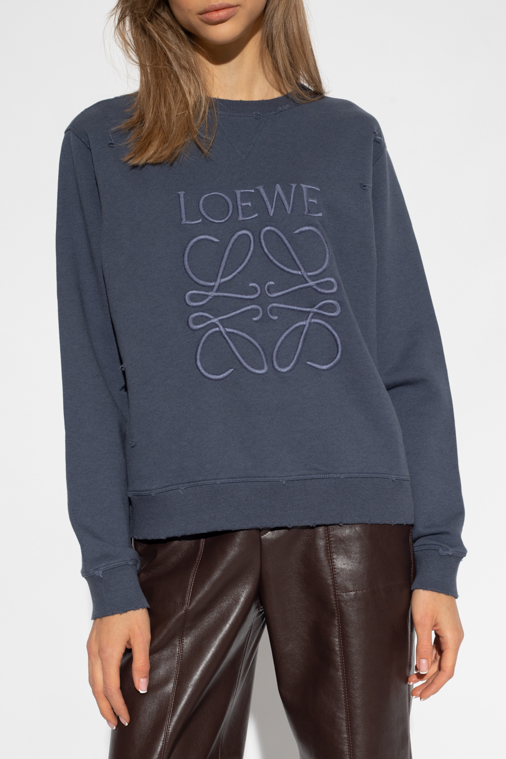 Loewe LOEWE embroidered-logo jumper