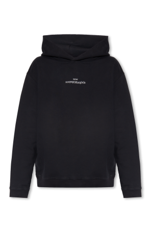 Cotton hoodie with logo