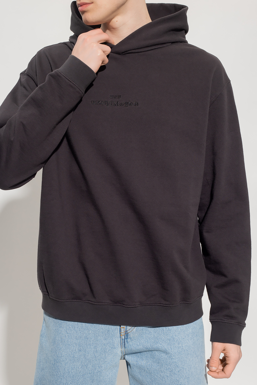 Maison Margiela sweatshirt focus with logo