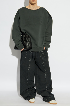 Sweatshirt with embroidered logo od Maison Margiela