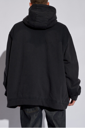 Maison Margiela Patterned hoodie with logo