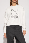 Maison Margiela WHITE Sweatshirt with logo