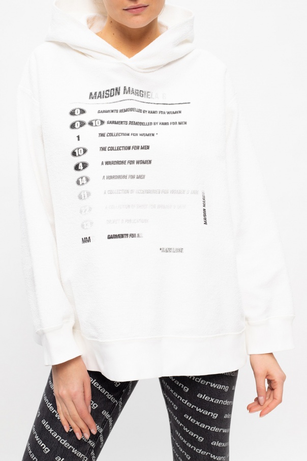 MM6 Maison Margiela Logo Printed Hoodie