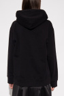 pin tuck panelled hoodie Hoodie with logo