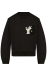 MM6 Maison Margiela BLACK Sweatshirt with Patch