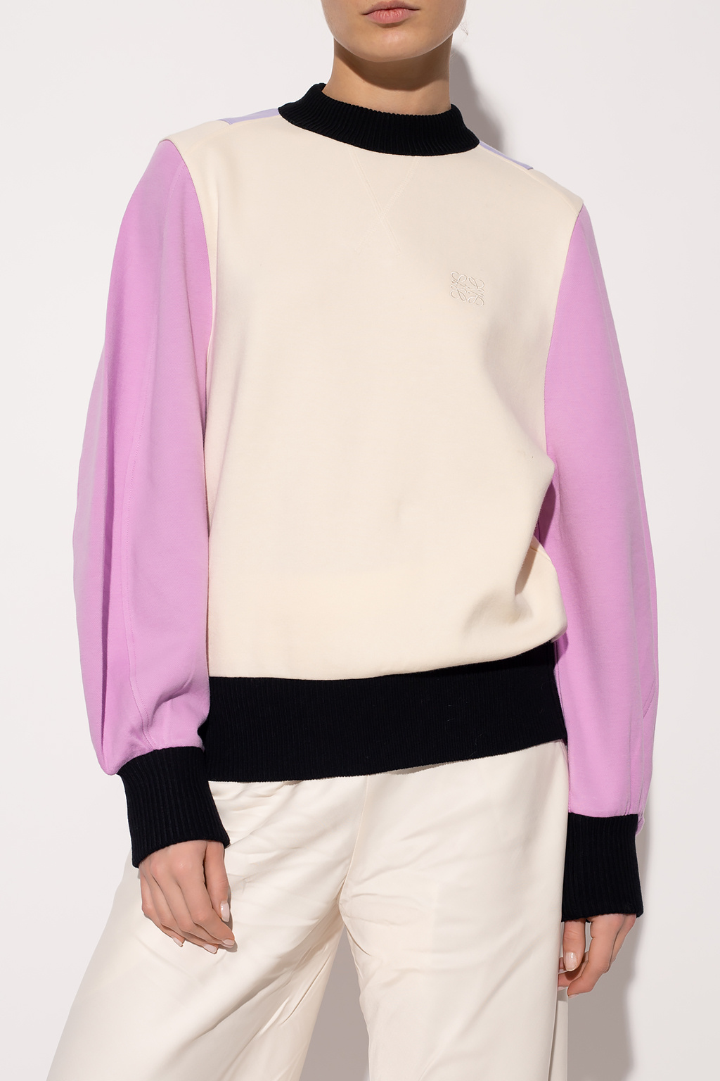 Loewe Sweatshirt with wool ribbing