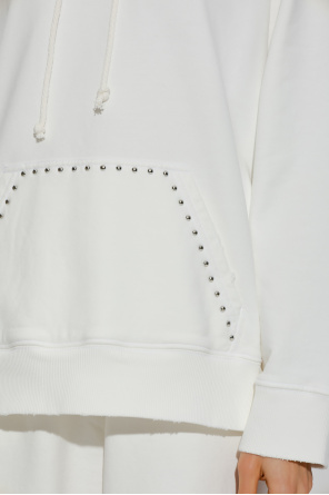MM6 Maison Margiela Studded Cotton hoodie