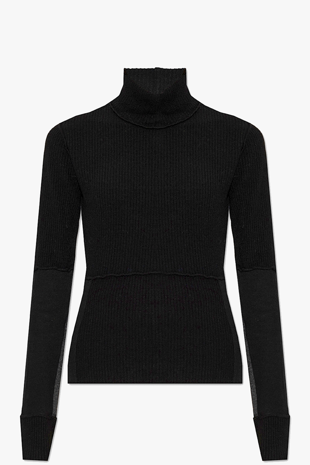 MM6 Maison Margiela Turtleneck sweater abstract with stitching details