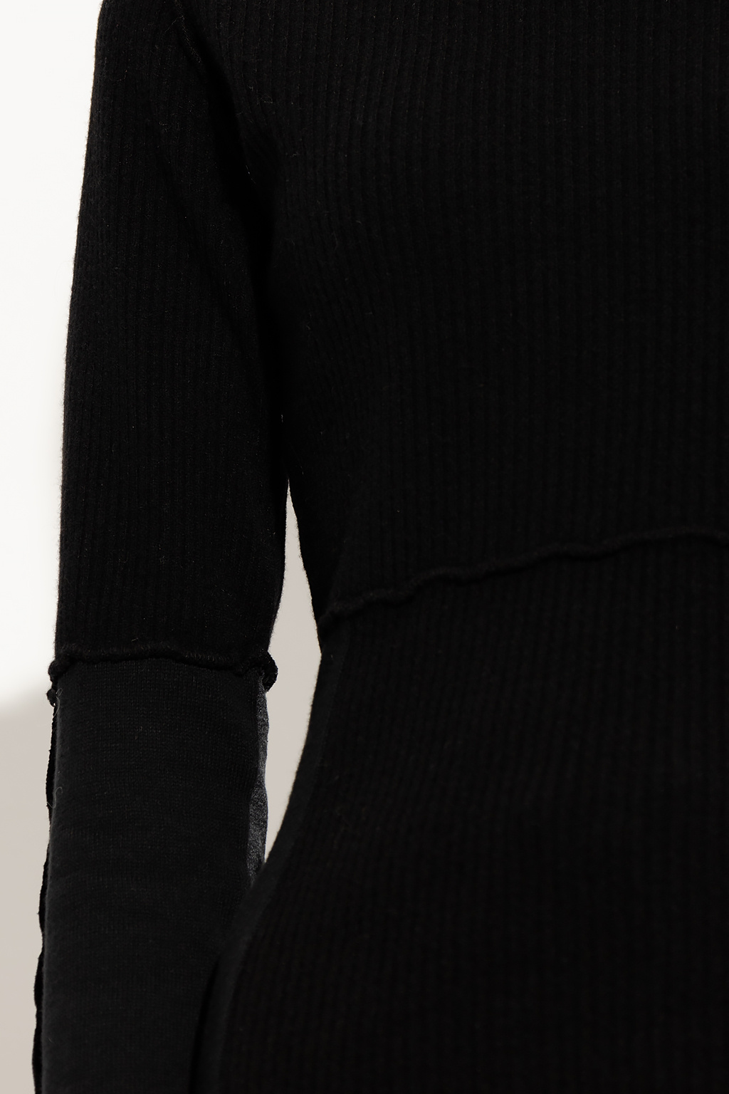 MM6 Maison Margiela Turtleneck sweater abstract with stitching details