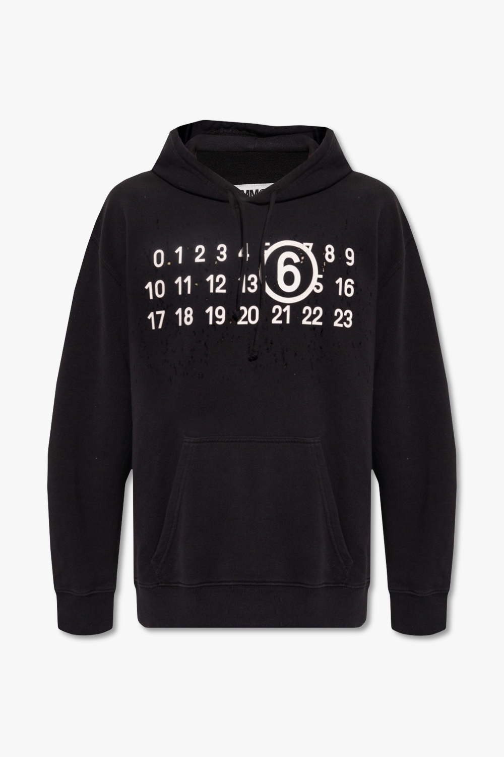 MM6 Maison Margiela Hoodie with vintage effect