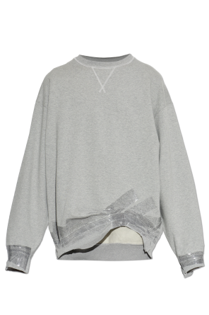 Asymmetrical-cut sweatshirt