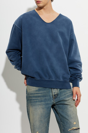 Maison Margiela Sudadera con acabado sin rematar