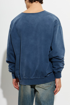 Maison Margiela Sudadera con acabado sin rematar