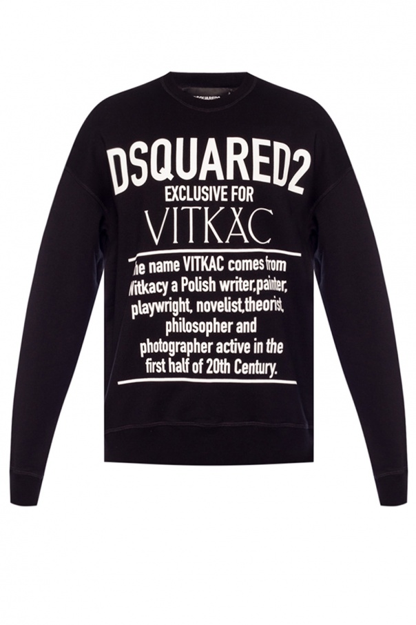 Dsquared2 'Dolce & Gabbana zebra print insert baseball shirt