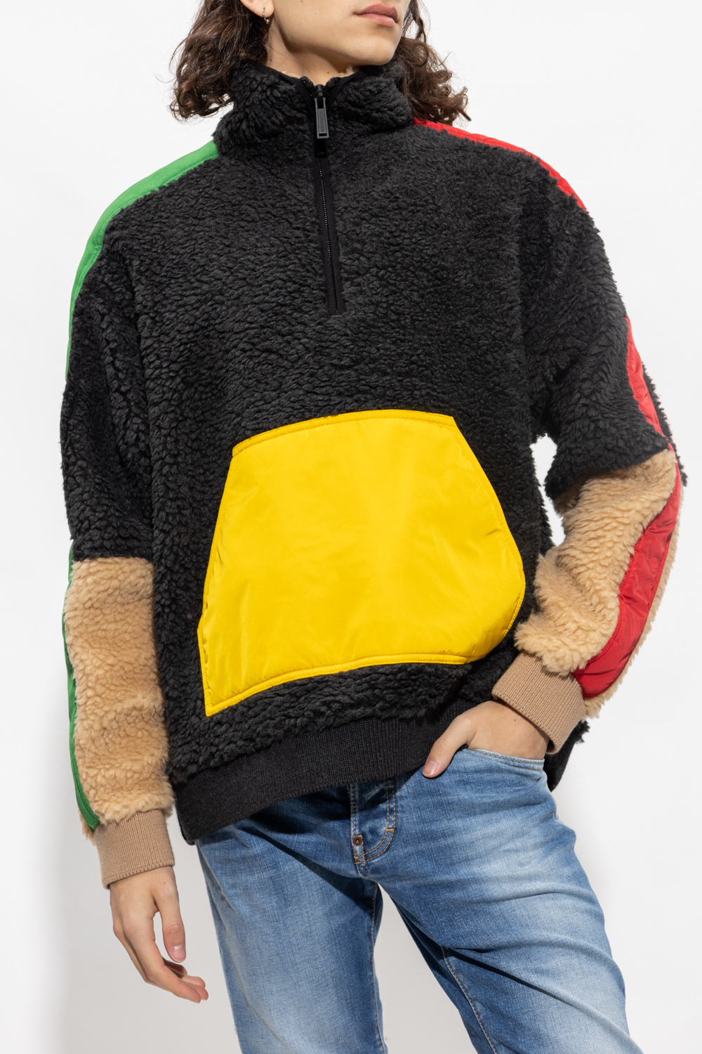 Dsquared2 Faux-shearling sweatshirt