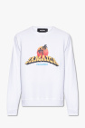 Kids elephant print sweatshirt White