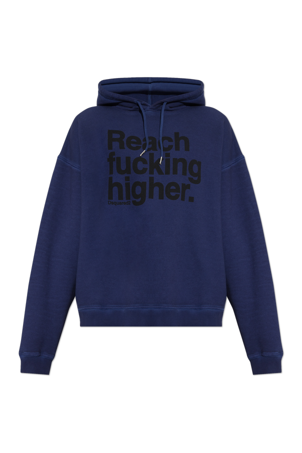 Cotton Sweatshirt with Print od Dsquared2