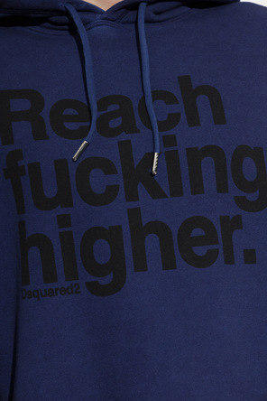 Dsquared2 Sudadera de algodón con estampado