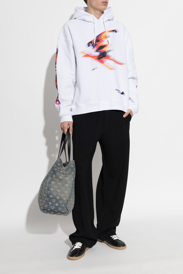 Dsquared2 Sudadera de algodón con capucha