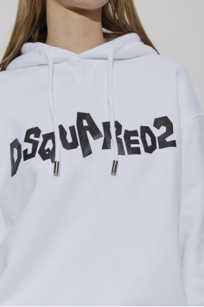 Dsquared2 A BATHING APE® two-tone camo shark cotton hoodie