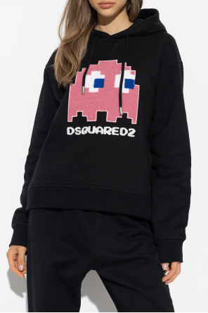 Dsquared2 TEDDY & MINOU double-breasted hooded jacket Rosa™