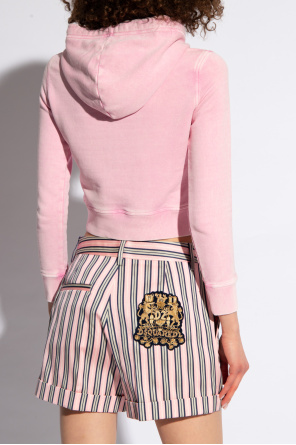 Dsquared2 Printed cropped hoodie
