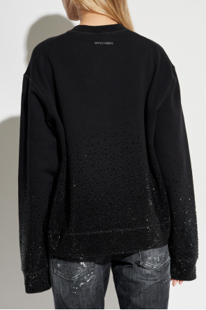 Dsquared2 Sweatshirt with rhinestones