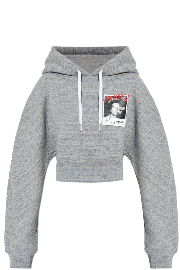 Cropped sweatshirt with logo od Dsquared2