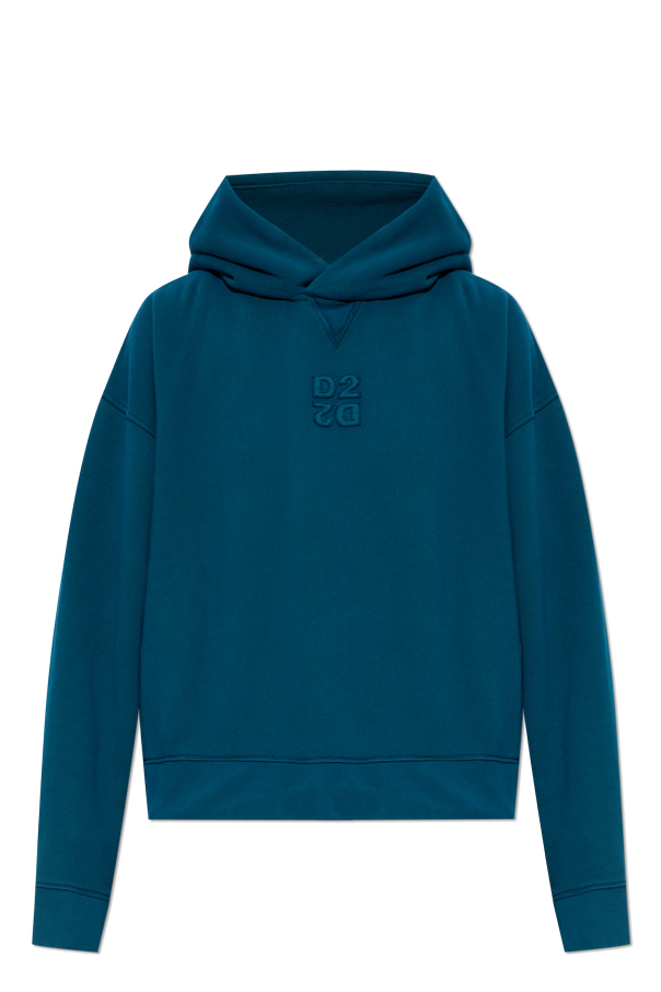 Cotton sweatshirt with appliquéd logo od Dsquared2