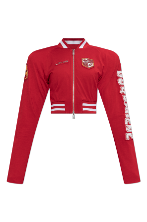 Bluza z poduszkami na ramionach
