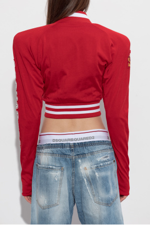 Dsquared2 Sweatshirt with shoulder pads
