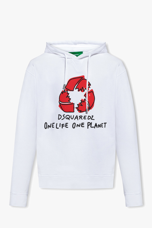Dsquared2 Hoodie Flower with logo