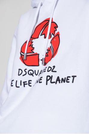 Dsquared2 printed Hoodie with logo