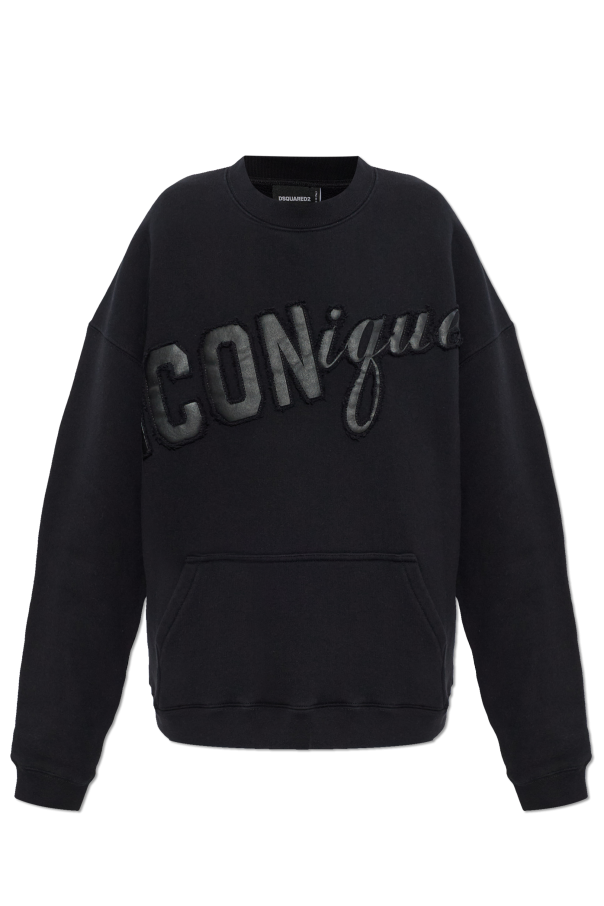 Sweatshirt with patch od Dsquared2